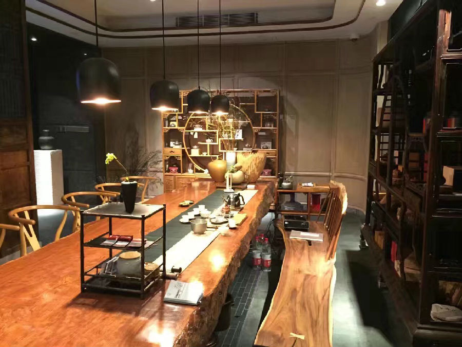 深圳茶樓裝修中的風(fēng)水布局九宮格補(bǔ)圓角！