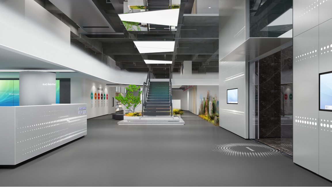 完整辦公室分區(qū)設(shè)計(jì) -深圳的裝修公司文豐裝飾（效果圖）