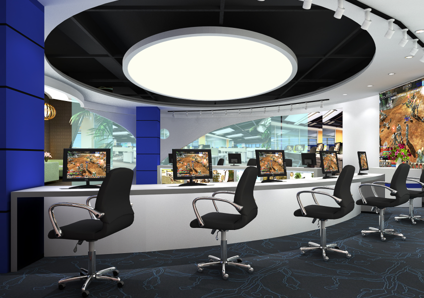 文豐裝飾創(chuàng)客類辦公室裝修效果圖