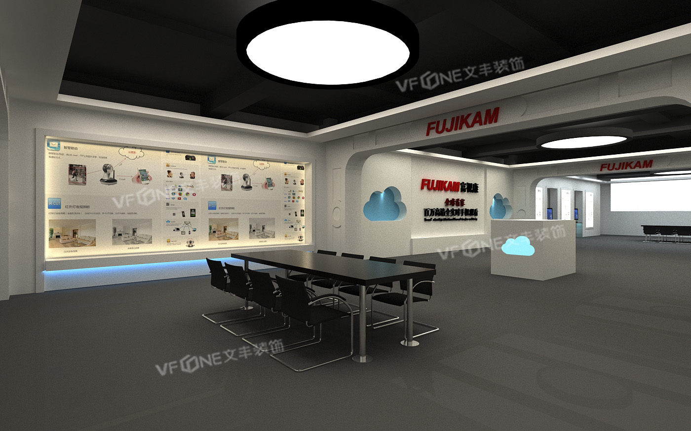 文豐裝飾展廳裝修效果圖