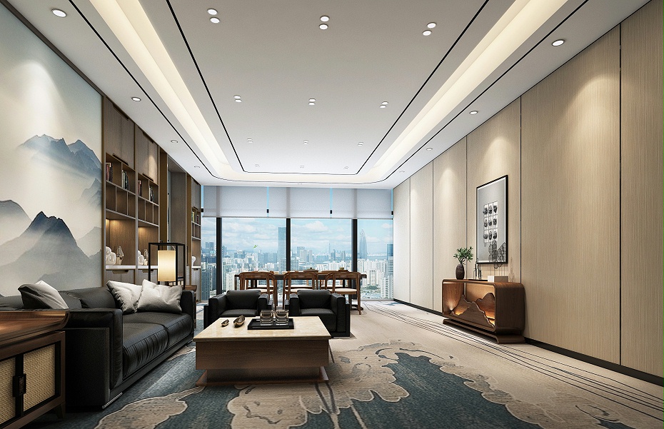 新中式辦公室裝修_新中式辦公室效果圖_什么是新中式辦公空間？