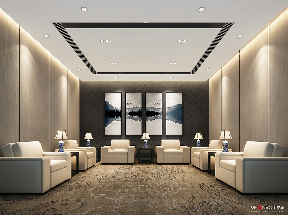 新中式辦公室裝修_新中式辦公室效果圖_什么是新中式辦公空間？